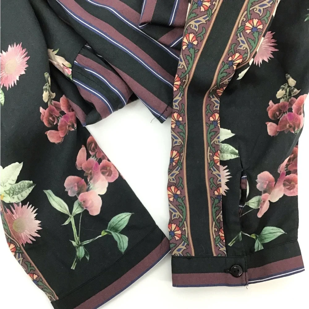 Tolani Collection Ruffled Hem Floral Print Tunic - Picture 12 of 14